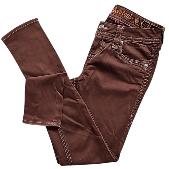 💥Rock Revival Roselle Ankle Skinny Stretch Jeans. Women's Size: W27x30L. - Picture 11 of 16